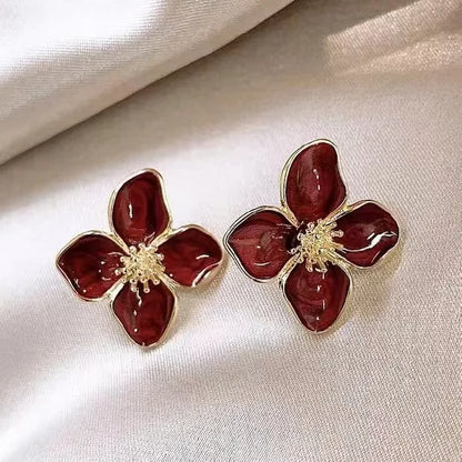 Eternal Hibiscus Studs